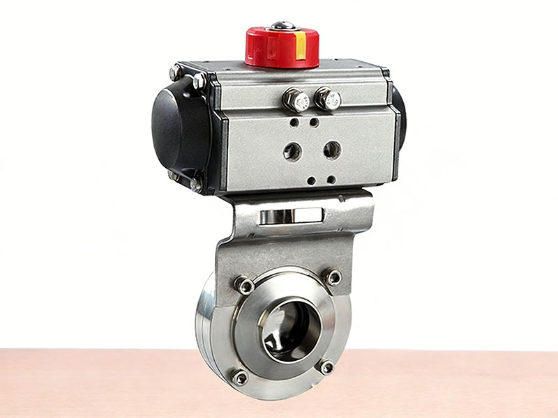 Pneumatic Sanitary Butterfly Valve D681
