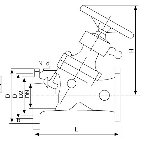 Balance Valve SP45F Drawing