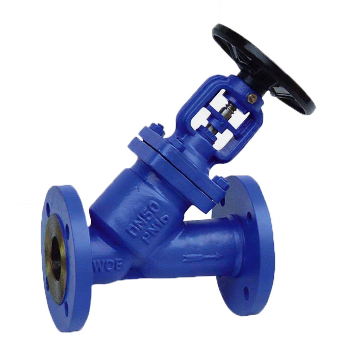 DIN Standard Y-type Bellows Globe Valve WJ45H